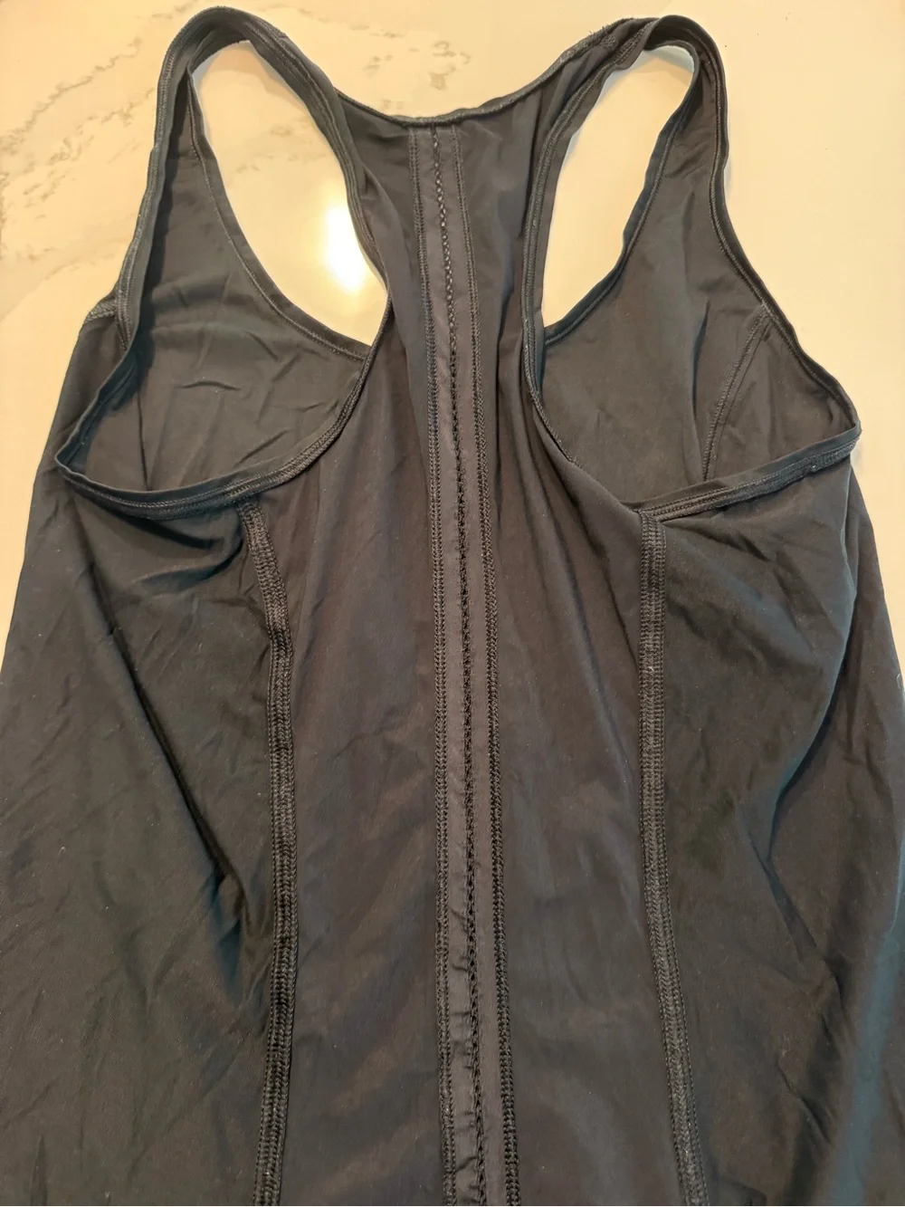 lululemon athletica Black Racerback Tank Top